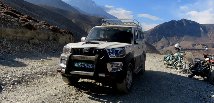 jeep rental service in nepal