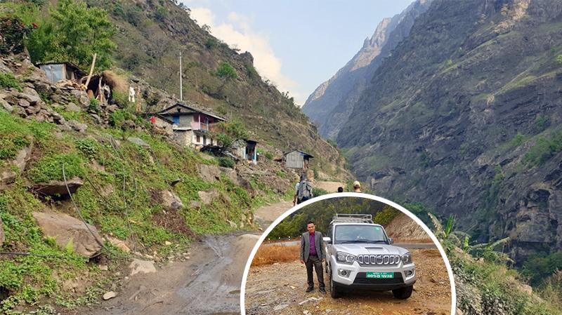 Kathmandu to Dharapani Jeep Drive